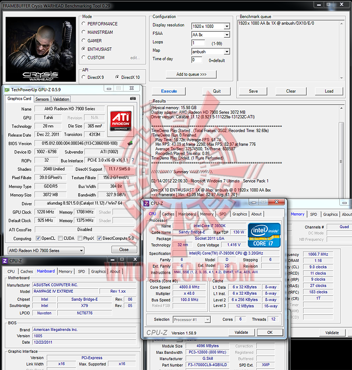 oc2 warhead HIS AMD Radeon HD7970 Review