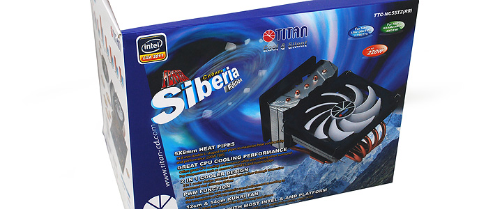 main Titan Fenrir Siberia Edition CPU Cooler