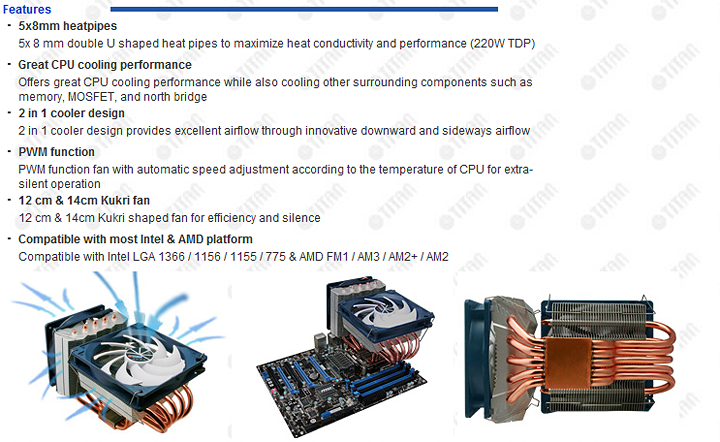 sp21 Titan Fenrir Siberia Edition CPU Cooler