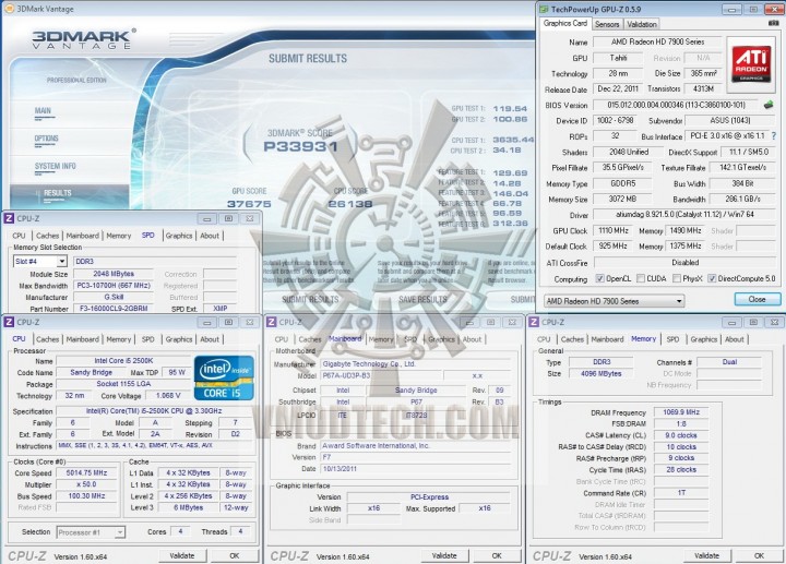 vantage 1110 720x517 ASUS AMD Radeon HD7970 Review