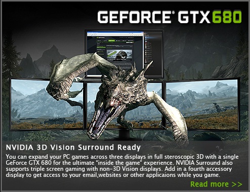 surround Ascenti Resources เปิดตัวกราฟิกการ์ด โมเดลใหม่ที่ร้อนแรงที่สุด ณ ตอนนี้ !! GALAXY GEFORCE GTX 680 จาก NVIDIA