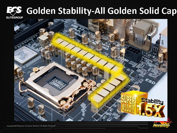 slide8 ECS Z77H2 AX Black Extreme Golden Board Review