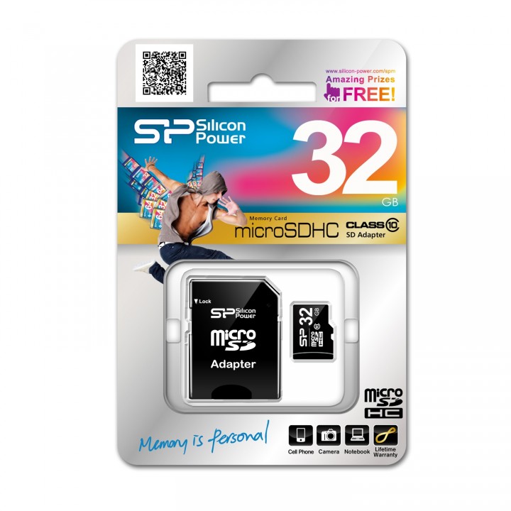 32gb microsdhc 720x720 SP Silicon Power ขอแนะนำ microSDHC Class 10 Memory Card ขนาด 32GB