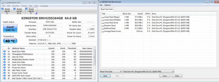 aida2 720x270 Kingston SSDnow V SERIES 64GB SATA 2.0  Notebook Upgrade Kit Review