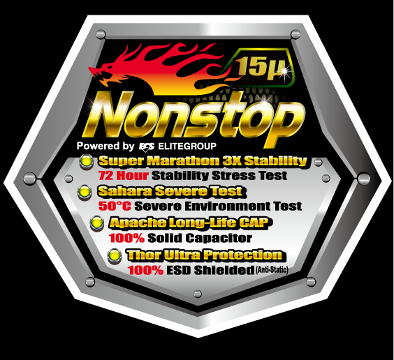 nonstop icon xl ECS Nonstop Technology: ขอบเขตใหม่ของความเสถียรและประสิทธิภาพ ในการทำงานของเครื่องคอมพิวเตอร์