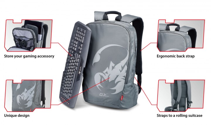 gb 1750 pa 720x426 GB 1750 GX Gaming Backpack เป้สำหรับเกมเมอร์ตัวจริง !!