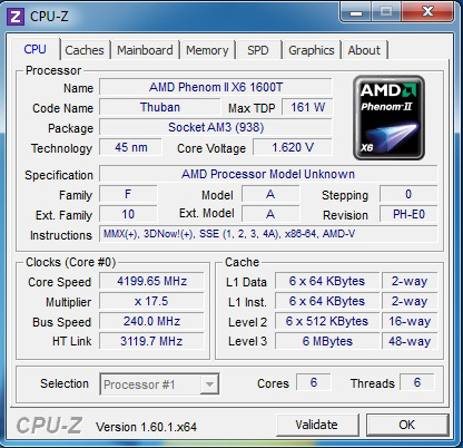 cpuid Asus M5A88 V Evo 