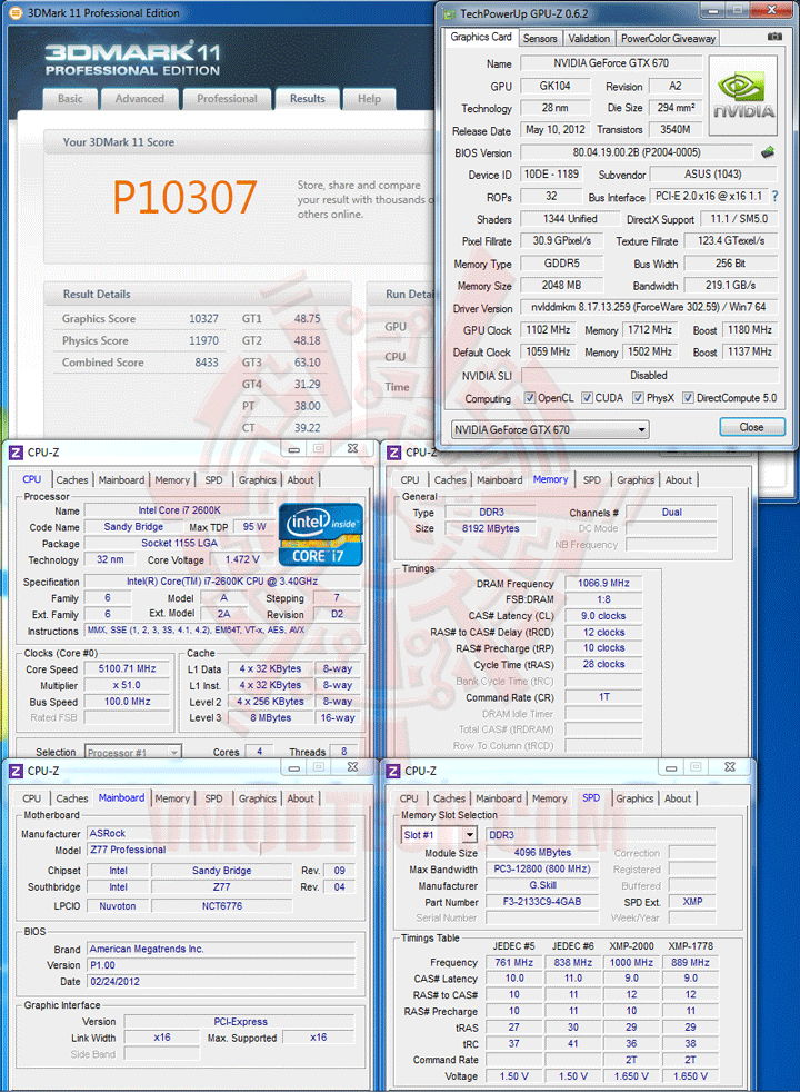 11x ASUS GEFORCE GTX 670 DirectCU II TOP Review