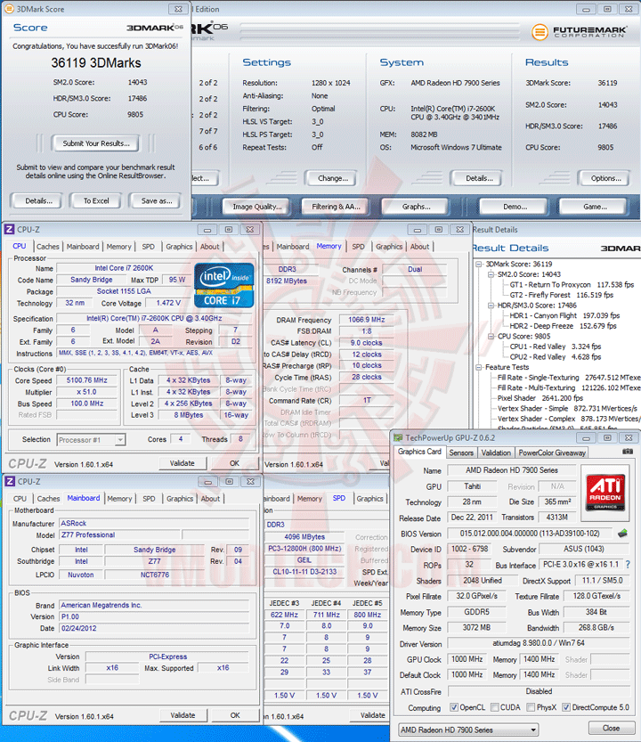 06 1 ASUS Radeon HD 7970 DirectCU II TOP 3GB DDR5 Review