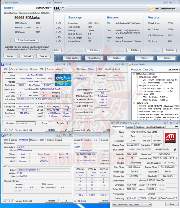 06 2 ASUS Radeon HD 7970 DirectCU II TOP 3GB DDR5 Review