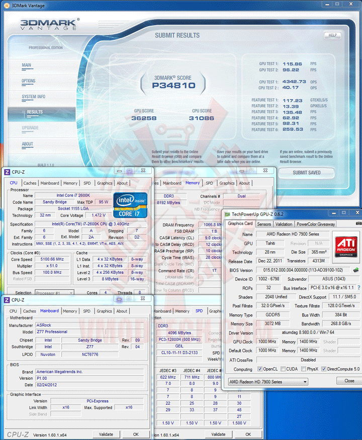 07 1 ASUS Radeon HD 7970 DirectCU II TOP 3GB DDR5 Review