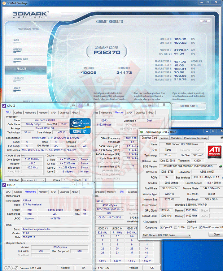 07 2 ASUS Radeon HD 7970 DirectCU II TOP 3GB DDR5 Review