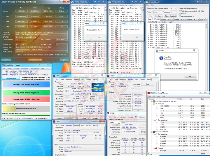 hynix cfr 2666 stable 720x535 ASUS ROG MAXIMUS V EXTREME with 3rd Generation Intel® Core™ i7 3770K Retail Box