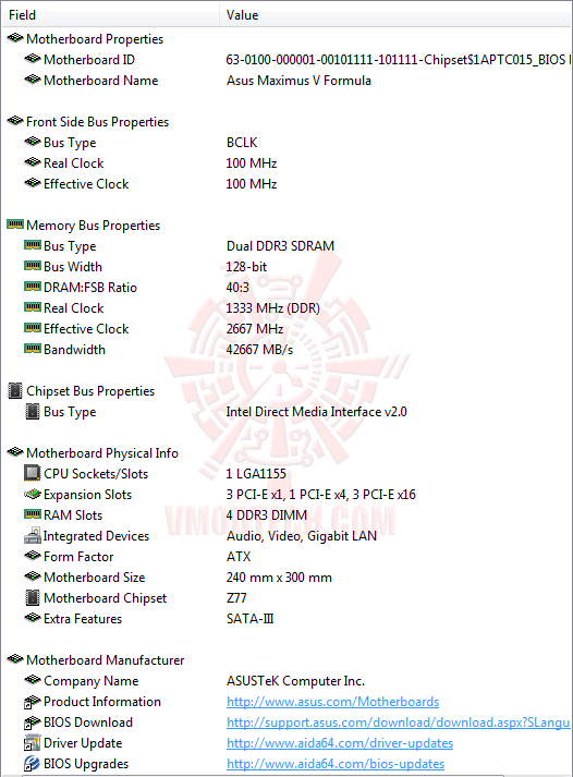 ed2 ASUS ROG MAXIMUS V FORMULA with 3rd Generation Intel® Core™ i7 3770K Retail Box