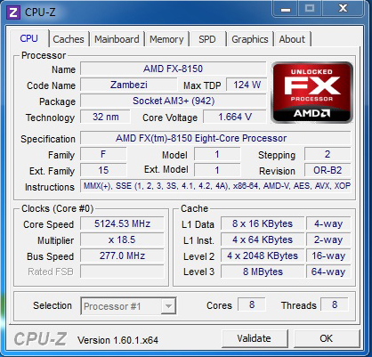 cpuid51 MSI N680GTX LIGHTNING VS AMD FX 8150 8 Core Processor Black Edition