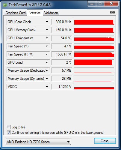 gpuz sensor MSI R7770 Power Edition With AMD FX 8150 Bulldozer 