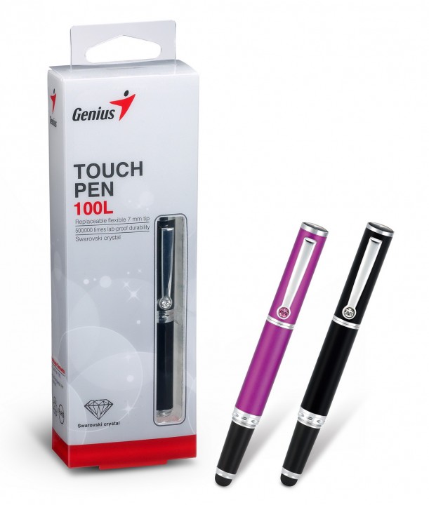 touch pen 100l 3d 2color 611x720 Genius Touch Pen 100 Series ปากกาสไตลัส สำหรับหน้าจอแบบ Capacitive