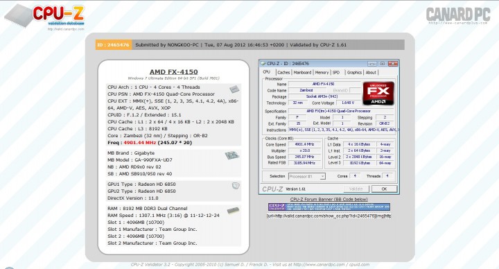 validate2600 720x388 AMD FX 4000 Series New model Review