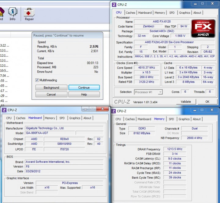 winrar oc 720x666 AMD FX 6000 Series New model Review
