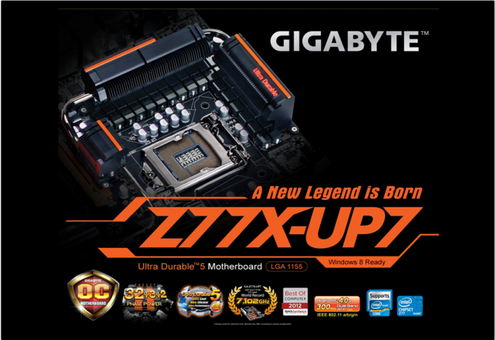 image001 720x495 GIGABYTE เปิดตัวเมนบอร์ด Flagship Z77X UP7  ปฐมบทแห่งตำนานยุคใหม่ได้เริ่มต้นขึ้นแล้ว