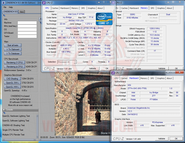 c95 msi Z77A G43 Motherboard Review