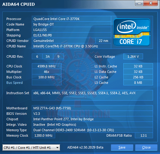 ed1 msi Z77A G43 Motherboard Review