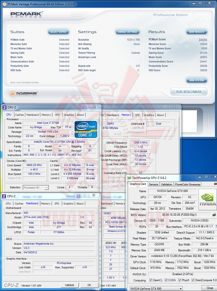 pcmv msi Z77A G43 Motherboard Review