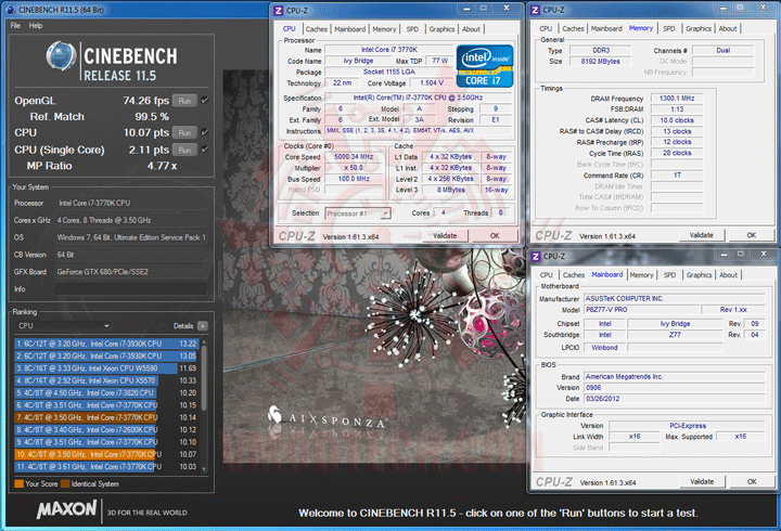 c115 ASUS P8Z77 V PRO Motherboard Review