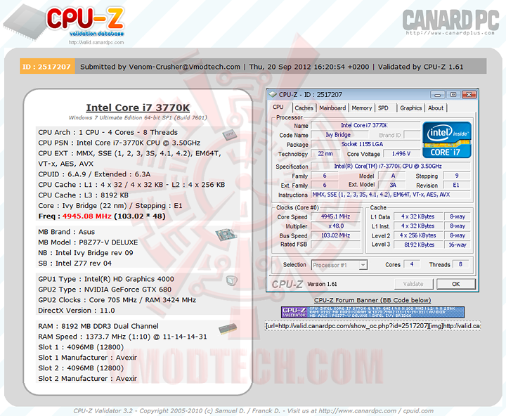 validate ASUS P8Z77 V DELUXE Motherboard Review