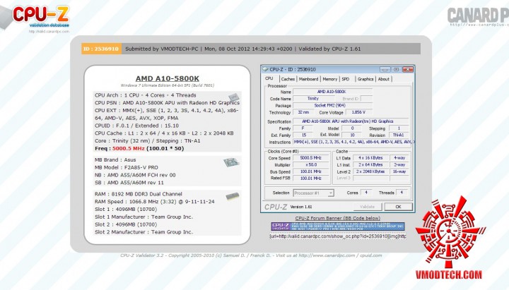 5ghz validate 720x411 ASUS F2A85 V PRO AMD FM2 Motherboard Review