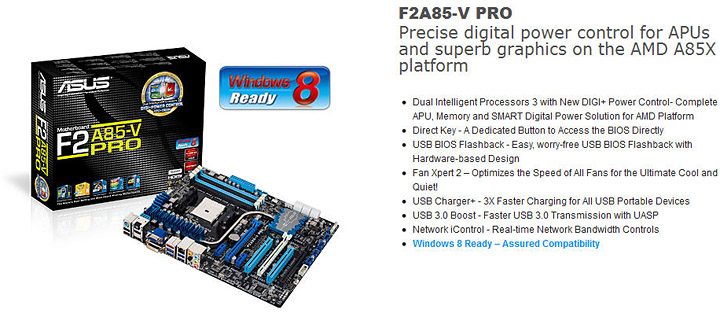 1 ASUS F2A85 V PRO AMD FM2 Motherboard Review