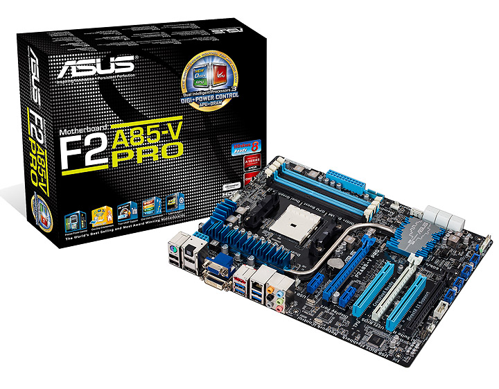 pr asus f2a85 v pro เอซุส เปิดตัวมาเธอร์บอร์ดใหม่ F2A85 Series รองรับ Trinity APU พร้อมภาคจ่ายไฟระบบดิจิตอลแบบใหม่และฟีเจอร์เต็มสูบ ตัวเลือกที่ดีที่สุดสำหรับคอพีซีทั่วไป