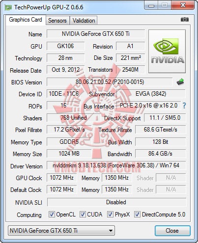 10 29 2012 7 55 36 pm EVGA GeForce GTX 650 Ti SSC Review