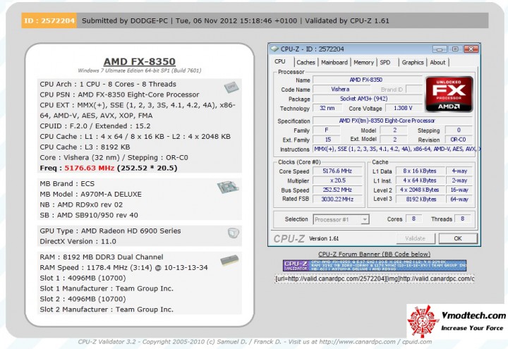 51 validate 720x495 ECS A970M A DELUXE AM3+ Motherboard Review