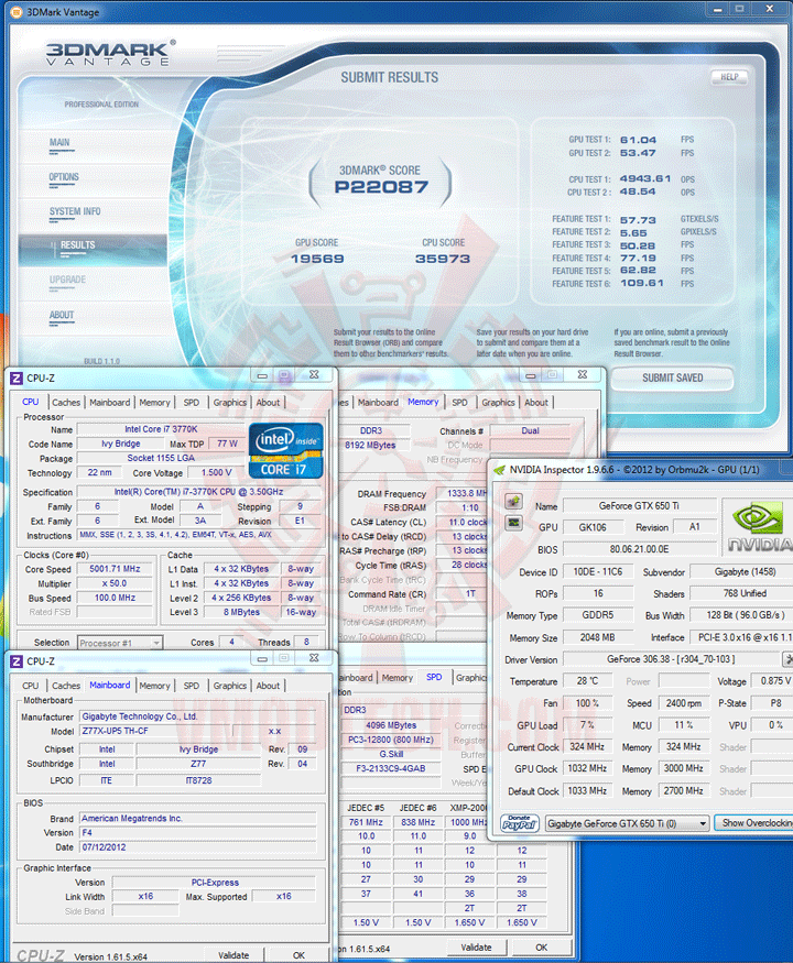 07 3 GIGABYTE GA Z77X UP5 TH Motherboard Review