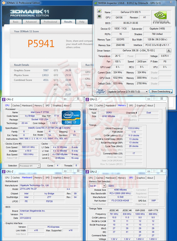 11 3 GIGABYTE GA Z77X UP5 TH Motherboard Review