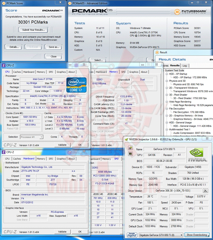 pcm05 GIGABYTE GA Z77X UP5 TH Motherboard Review