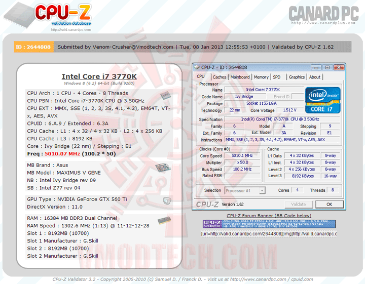 validate11 G.SKILL [ RipjawsX ] F3 2133C9D 16GXH DDR3 2133MHz CL9 16GB Kit Review