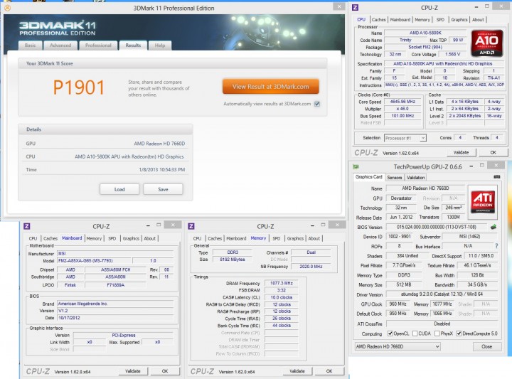 3dmark11 720x533 MSI FM2 A85XA G65