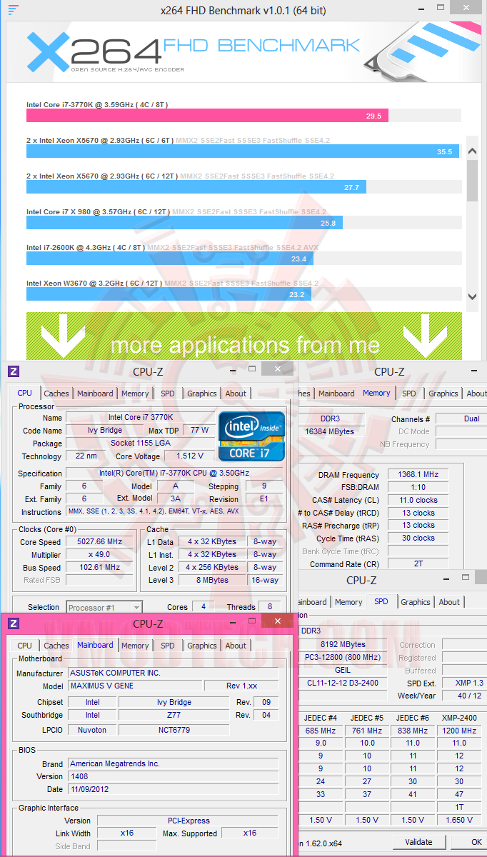 x264 GeIL Frost White EVO VELOCE DDR3 2400MHz CL11 16GB Kit Review