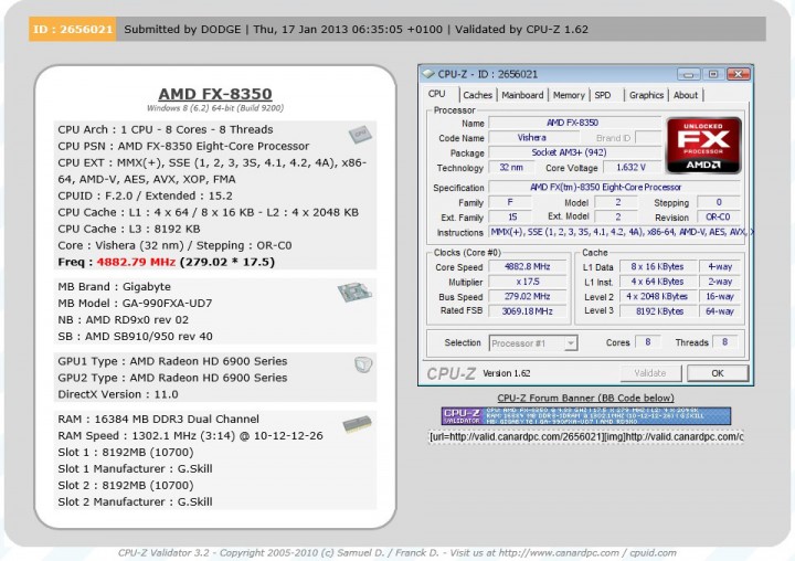 2600 validate 720x508 G.SKILL RipjawsX F3 2133C9D 16GXH With AMD FX 8350