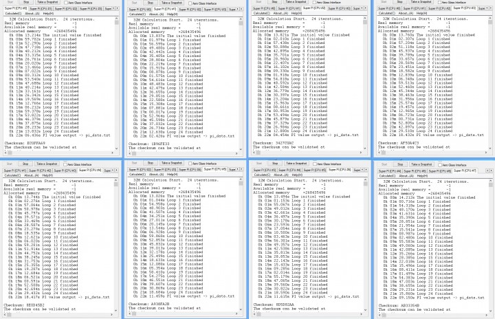 hperpi all core 720x464 G.SKILL RipjawsX F3 2133C9D 16GXH With AMD FX 8350