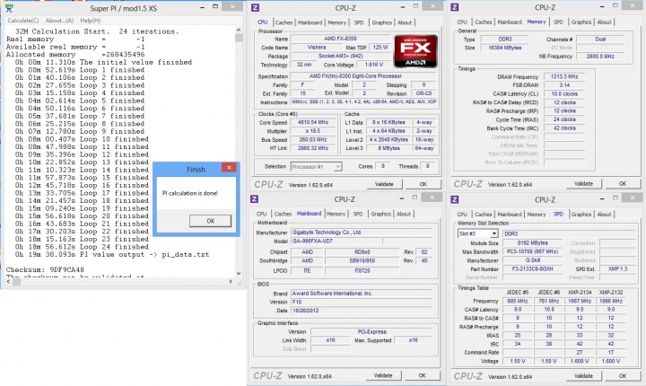 superpi32 720x430 G.SKILL RipjawsX F3 2133C9D 16GXH With AMD FX 8350