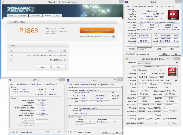 3dmark11 719x529 GIGABYTE F2A85XM D3H