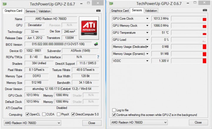 gpuz1 720x440 ASROCK FM2A85X Extreme4 M 