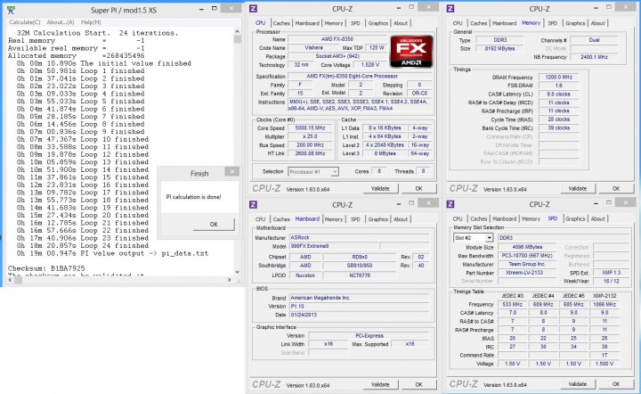 superpi32mb 720x442 ASRock 990FX Extreme9 