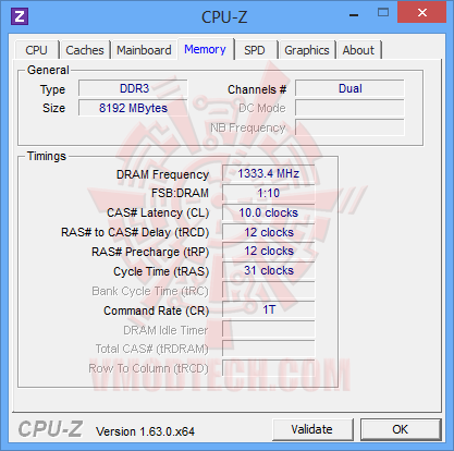 01 cpu z 03 Team Xtreem LV DDR3 2600 MHz CL10 8GB Memory Kit Review