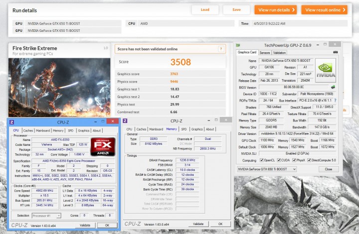 fire strike ex oc2 720x470 Nvidia GeForce GTX 650 Ti BOOST 2 Way SLI