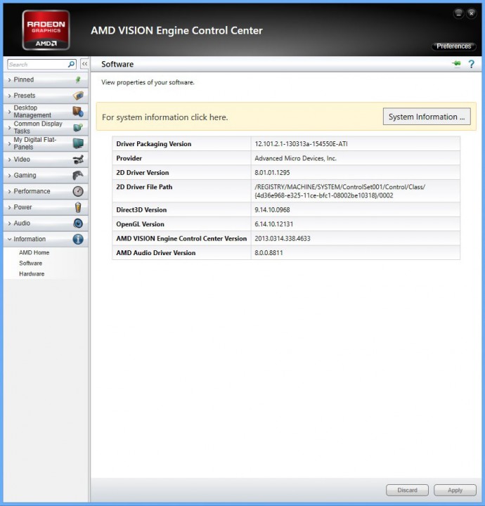 amd info 690x720 ASUS RADEON HD7790 DirectCU II OC On AMD FX 8350 