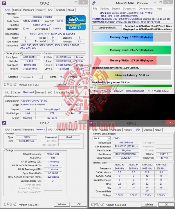 4 10 2013 9 35 06 pm 603x720 KINGSTON HYPERX BEAST KHX21C11T3FK8/64X 2133 MHz 8GB x 8 Kit